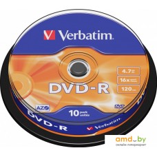 Verbatim 4.7Gb 16x 43523 (10 шт.)