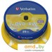 DVD+RW диск Verbatim 4.7Gb 4x 43489 (25 шт.). Фото №1