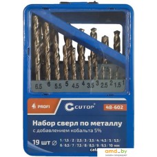 Набор сверл Cutop 48-602 (19шт)