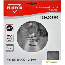 Пильный диск ELITECH 1820.054300