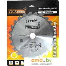 Пильный диск Yourtools Z24 250/32мм