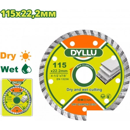 

Отрезной диск алмазный Dyllu DTDC3K02, DTDC3K02