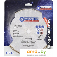 Отрезной диск алмазный  Sonnenflex Universal Turbo Eco Silverstar 87634