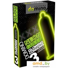 Гладкие презервативы Domino Neon Green