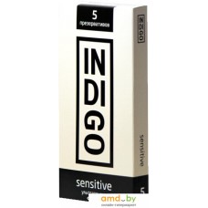 Гладкие презервативы Indigo Sensitive №5 ультратонкие