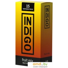 Гладкие презервативы Indigo Fruit mix №15 фруктовый микс