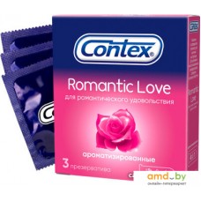 Гладкие презервативы Contex №3 Romantic Love ароматизированные (3 шт)