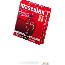 Гладкие презервативы Masculan 300