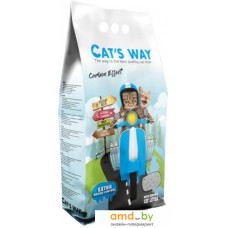 Наполнитель для туалета Cats Way Carbon Effect 10 л