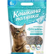 Наполнитель для туалета Кошкина Полянка Silicamix Сила кислорода 12 л