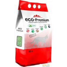 Наполнитель для туалета Eco-Premium с ароматом зеленого чая 20 л