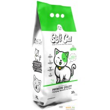 Наполнитель для туалета Soft Cat С ароматом алоэ вера комкующийся (10 л/8.5 кг)