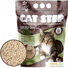 Наполнитель для туалета Cat Step Wood Original 5 л