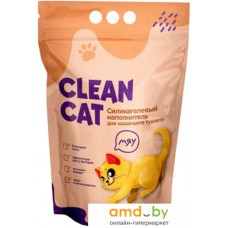 Наполнитель для туалета Clean Cat Силикагелевый 1.5 кг