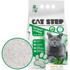 Наполнитель для туалета Cat Step Compact White Aloe Vera (с ароматом алоэ) 5 л