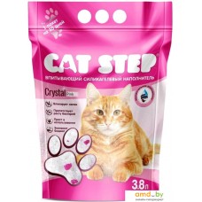 Наполнитель для туалета Cat Step Crystal Pink 20363016 3.8 л