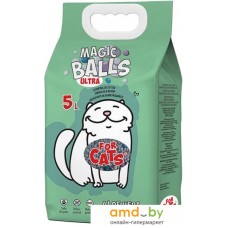 Наполнитель для туалета For Cats Magic Balls Ultra Aloe Vera (с ароматом алоэ вера) 5 л