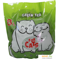 Наполнитель для туалета For Cats Green Tea 8 л