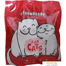 Наполнитель для туалета For Cats Strawberry 8 л