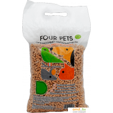 Наполнитель для туалета Four Pets древесный 15 л