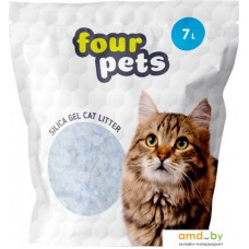 Наполнитель для туалета Four Pets силикагелевый 7 л