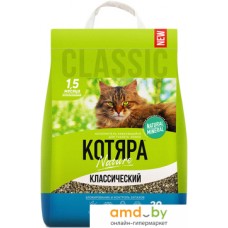 Наполнитель для туалета Котяра Классический 20 л