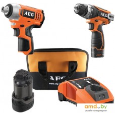 AEG Powertools JP12DLI-152B (шуруповерт, винтоверт, 2 АКБ, сумка)