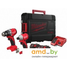 Milwaukee M18 BLCPP2B-402C 4933492836 (шуруповерт, винтоверт, 2 АКБ, кейс)