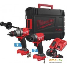 Milwaukee M18 ONEPP2A3-502X 4933493244 (шуруповерт, винтоверт, 2 АКБ, кейс)