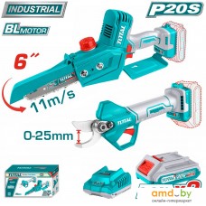 Total TOSLI240306 (пила цепная, секатор, 2 АКБ)