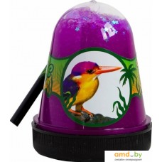 Слайм Jungle Slime Птичка Зимородок с белыми звездочками BS300-130