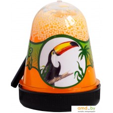 Слайм Jungle Slime Тукан с белыми шариками BS300-132