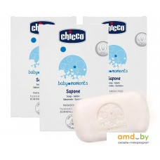 Мыло детское Chicco Baby Moments с глицерином 100 гр