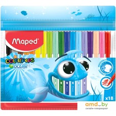 Фломастеры Maped Peps Ocean (18 шт)