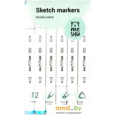 Набор маркеров Meshu MS_38256 (12 цветов)