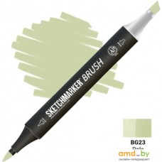 Маркер художественный Sketchmarker Brush Двусторонний BG23 SMB-BG23 (бледно оливковый)