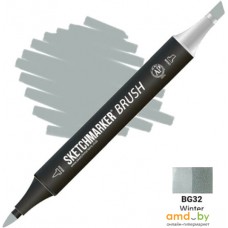 Маркер художественный Sketchmarker Brush Двусторонний BG32 SMB-BG32 (зимняя ель)