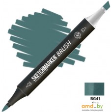 Маркер художественный Sketchmarker Brush Двусторонний BG41 SMB-BG41 (морской шторм)