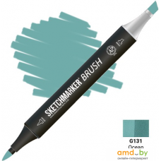 Маркер художественный Sketchmarker Brush Двусторонний G131 SMB-G131 (зеленый океан)