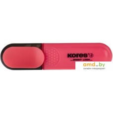 Текстовыделитель Kores Bright Liner 36107.01 (красный)