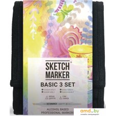 Маркер художественный Sketchmarker Basic 3 12bas3 (12 шт)