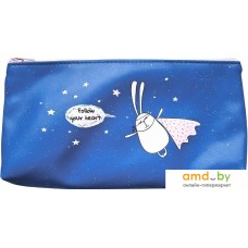 Пенал Be Smart Bunny N2381 (синий)