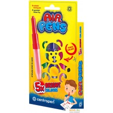 Фломастеры Centropen AirPens Bright Colours 615000562 (5 шт)