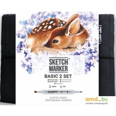 Маркер художественный Sketchmarker Basic 2 36bas2 (36 шт)