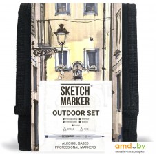 Маркер художественный Sketchmarker Outdoor SM-12OUTD (12 шт)