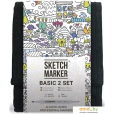 Маркер художественный Sketchmarker Basic 2 12bas2 (12 шт)