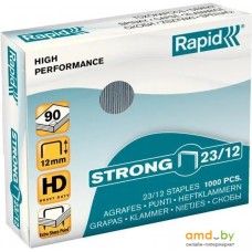 Скобы канцелярские Rapid скобы Rapid Strong 23/12 1M