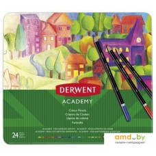 Набор цветных карандашей Derwent Academy Colour 24 цвета (2301938)