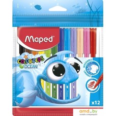 Фломастеры Maped Color Peps Ocean 845720 (12шт)