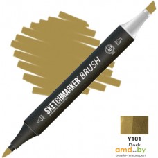 Маркер художественный Sketchmarker Brush Двусторонний Y101 SMB-Y101 (темный золотистый)